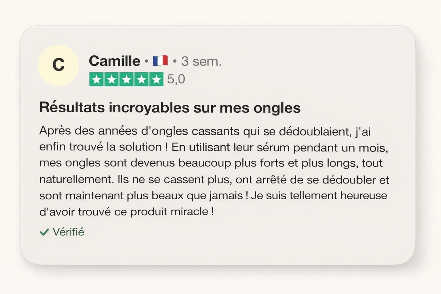 Des ongles plus forts et plus longs en quelques semaines - NUXIANAIL